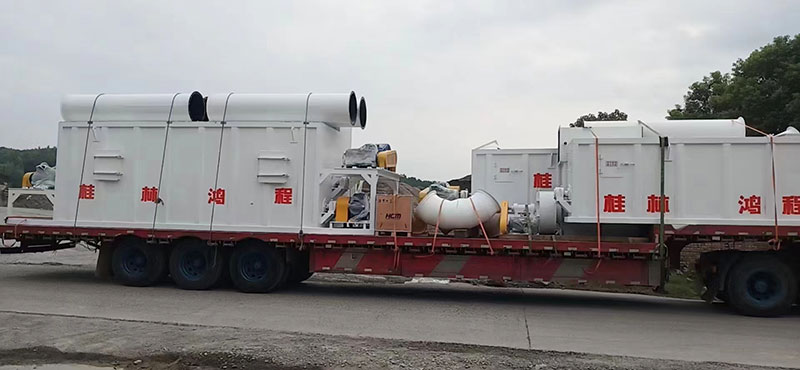 湖南某老板訂購時(shí)產(chǎn)十五噸氫氧化鈣生產(chǎn)線貨物到場剪影！